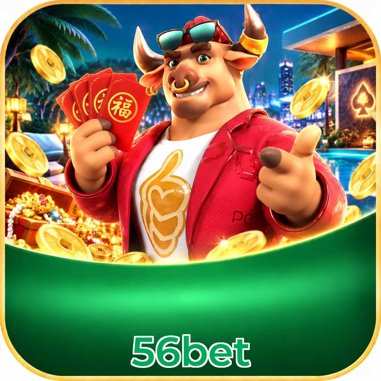 Aplicativo 56bet para Android e iOS com interface completa